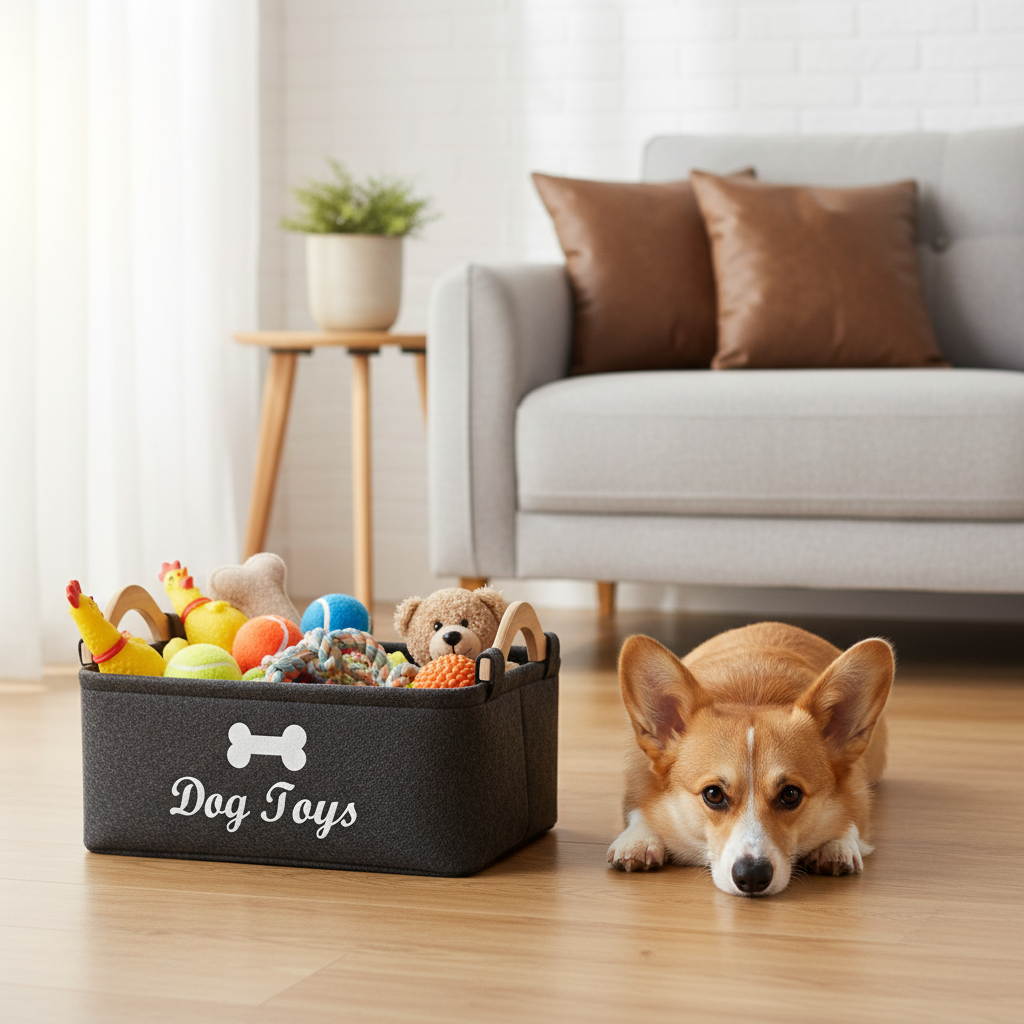 Pawtriva Filzbox - andere Hunderasse und Spielzeuge