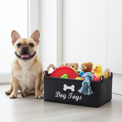 Pawtriva Filzbox - neuer Hintergrund und Hund